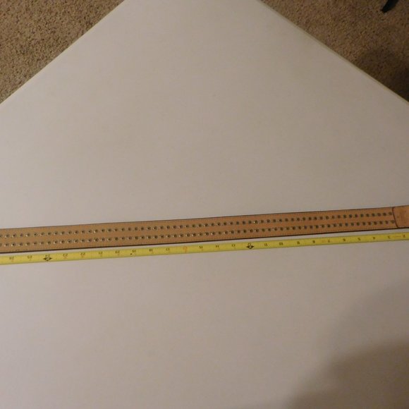 Michael Kor's Leather Studded Women's Belt  EUC - Picture 4 of 7